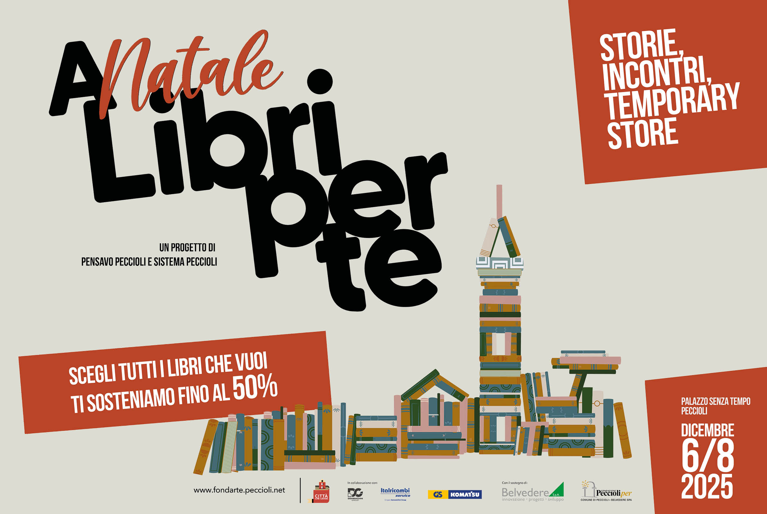 A Natale Libri per te, libri scontati fino al 50% per cittadini e non
