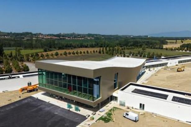 Cantiere della nuova scuola di Peccioli