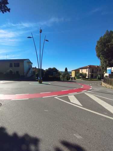 Progetto bike lane Peccioli, nuova segnaletica per la ciclabilità