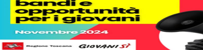 Bandi e opportunità Giovanisì novembre 2024