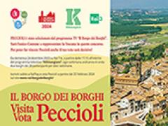 Domenica 7 gennaio Peccioli andrà in onda al Borgo dei Borghi 2024 