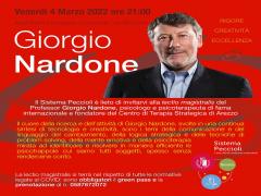 Il professor Giorgio Nardone a Peccioli il prossimo 4 marzo