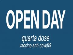 Open day per quarta dose vaccino Anticovid