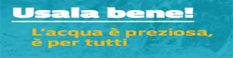 L'acqua è preziosa per tutti