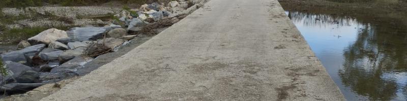 Lavori attraversamento sul fiume Era in località Ripassaia