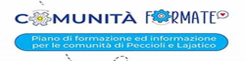 A gennaio 2025 riprendono i corsi del progetto “Comunità Formate”