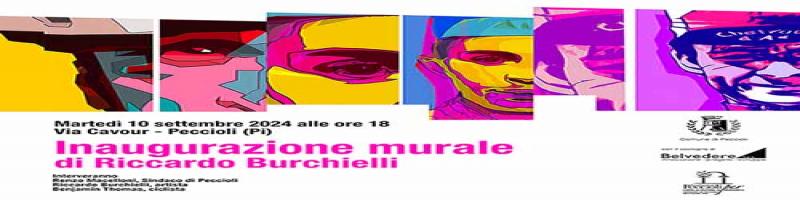 Inaugurazione murale di Riccardo Burchielli